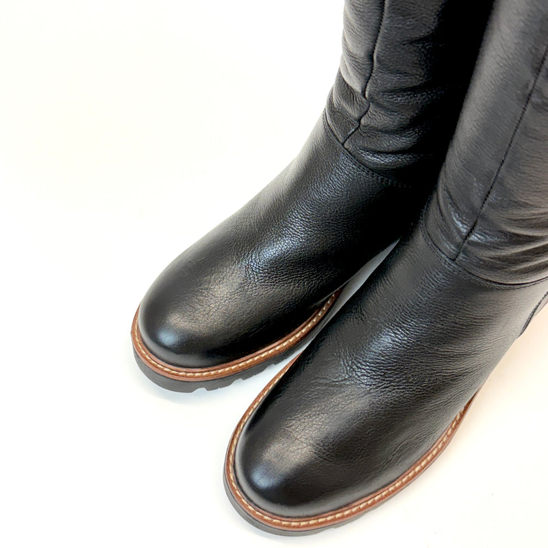 Caprice black nappa nahkasaapikas 11473