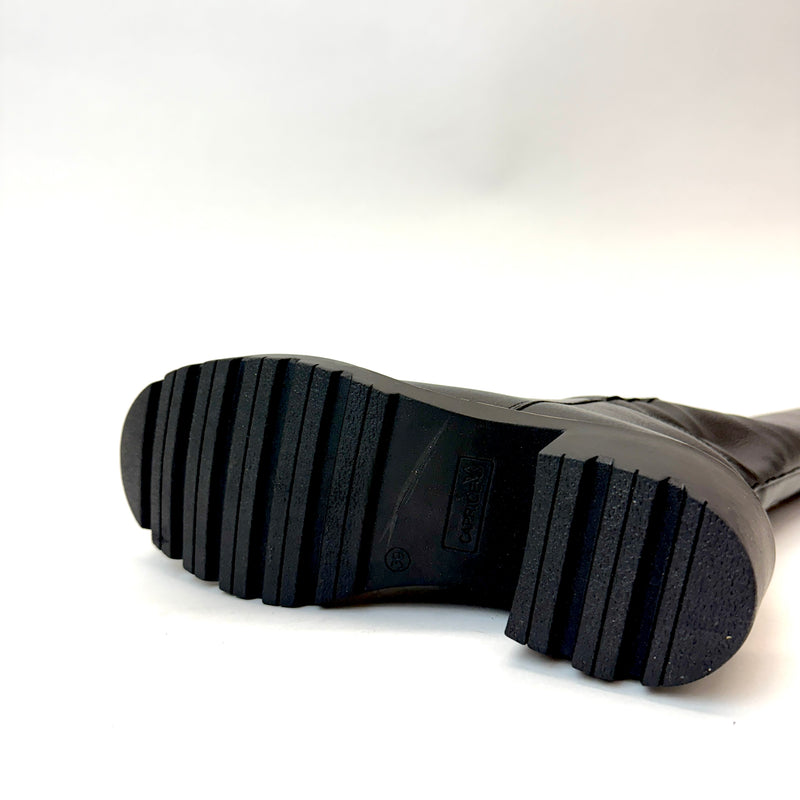 Caprice black nappa nahkasaapikas 11473