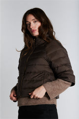 PBO Alaska down quilt cape jacket 12546