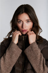 PBO Alaska down quilt cape jacket 12546