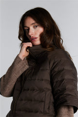PBO Alaska down quilt cape jacket 12546