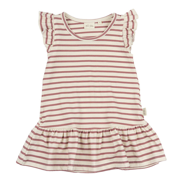 Petit Piao Dress L/S Modal frill  11070