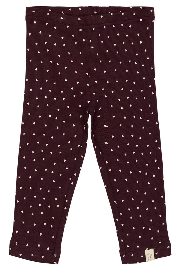 Petit Piao leggins modal heart 11542