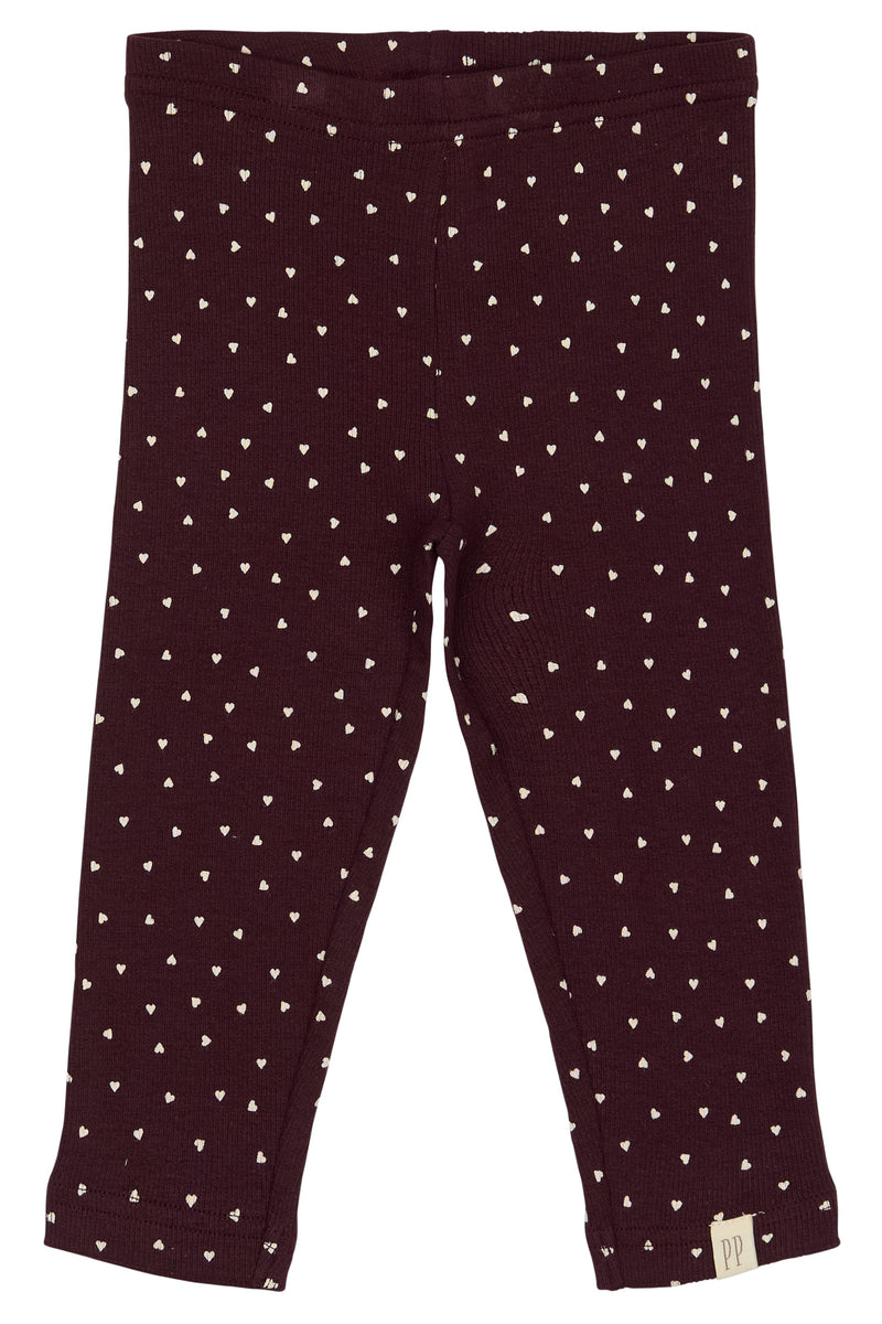 Petit Piao leggins modal heart 11542