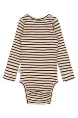 Petit Piao body L/S modal striped 11543