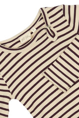 Petit Piao body L/S modal striped 11543
