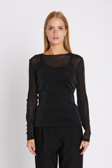 Rue de Femme kimaltava lurex-paita 11642