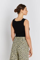 Rue de Femme Noa reverse knit top 12218