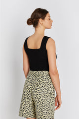 Rue de Femme Noa reverse knit top 12218