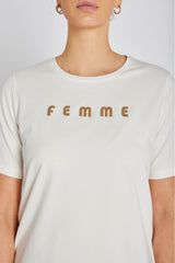 Rue de Femme Alvina  siv T-shirt 12266