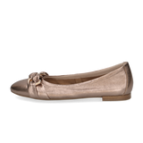 Caprice balleriina, taupe metallic  11888