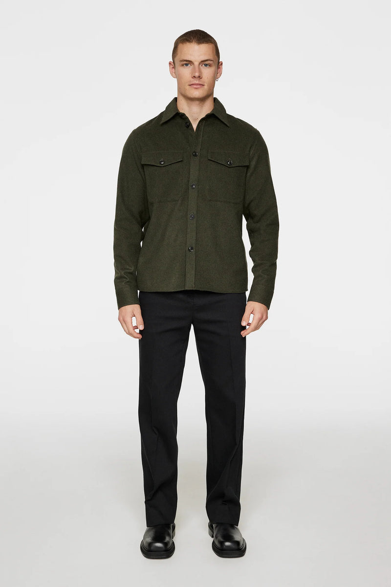 J.Lindeberg Flat Wool Overshirt 9964