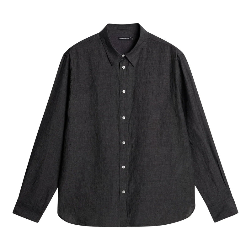 J. Lindeberg Reg LS Linen Melange shirt 11108