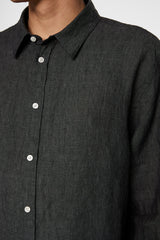 J. Lindeberg Reg LS Linen Melange shirt 11108