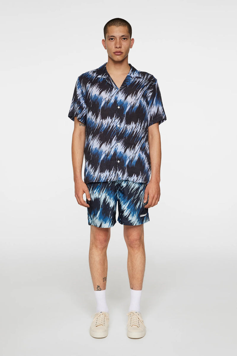 J.Lindeberg Ello Linen Printed Shirt 11109