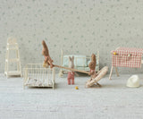 Maileg Rabbit, My - red check 12742