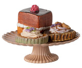 Maileg Cake and cakestand, Mini 12753
