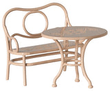 Maileg Cafe set - Mouse, pale pink 12756
