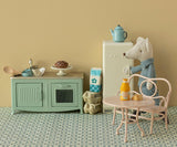Maileg Cafe set - Mouse, pale pink 12756