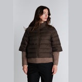 PBO Alaska down quilt cape jacket 12546