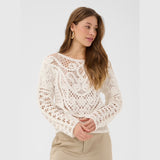 Cream Elly knit pullover 12245