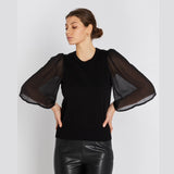 Rue de Femme Hotensia knit blouse 12265