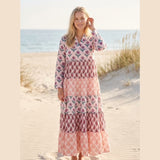 Erfurt Long layer patchwork dress 12076