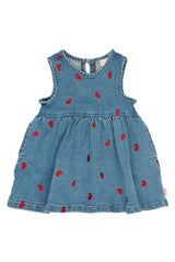 Petit Piao  Eva denim dress 12214