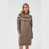Cream Cherrie knit dress 12474