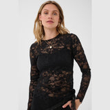 Cream Pitia lace blouse pitsipaita 12475