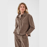 Cream Corduroy Shirtjacket 12502