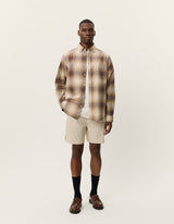 Les Deux Kent shadowcheck shirt 11988