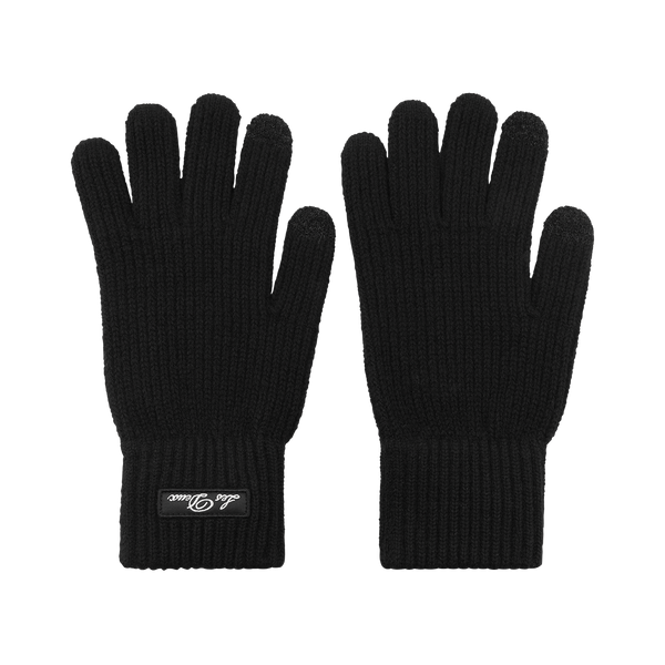 Les Deux Wayne logo patch gloves 11720