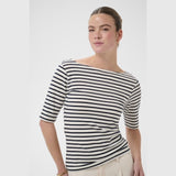 Kaffe Liddy boatneck T-shirt 12164