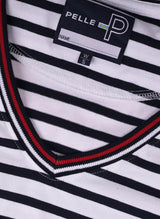 Pelle P W Classic Stripe Short Sleeve Navy Stripe 8222